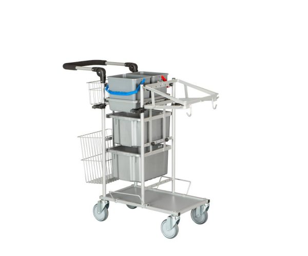 Tina Trolley - Ergonomisk rengøringsvogn med kop og fugt system